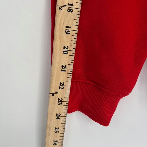 Disney Parks XS Red Mickey Sweatshirt Christmas Pullover Cozy Retro Festive Gift - Picture 10 of 12